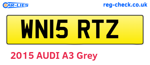 WN15RTZ are the vehicle registration plates.