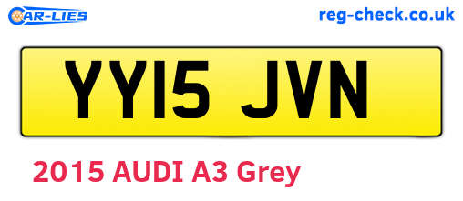 YY15JVN are the vehicle registration plates.