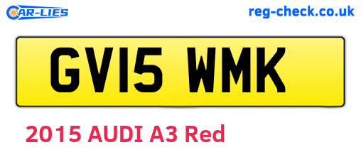 GV15WMK are the vehicle registration plates.