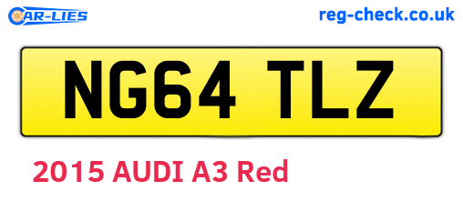 NG64TLZ are the vehicle registration plates.