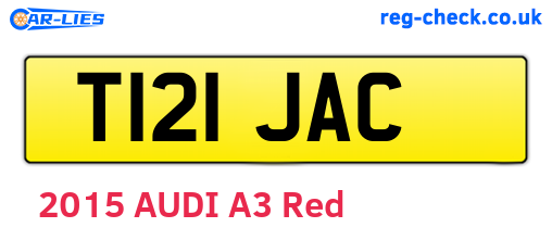 T121JAC are the vehicle registration plates.