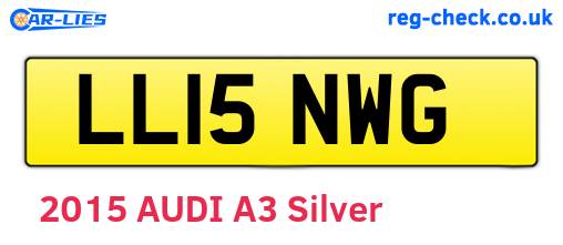 LL15NWG are the vehicle registration plates.