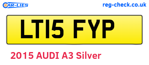 LT15FYP are the vehicle registration plates.
