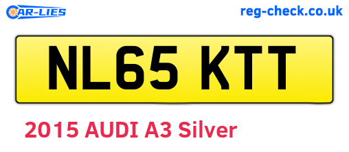 NL65KTT are the vehicle registration plates.