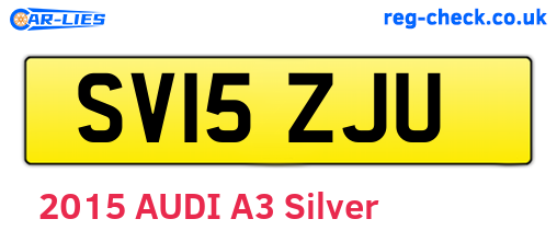 SV15ZJU are the vehicle registration plates.