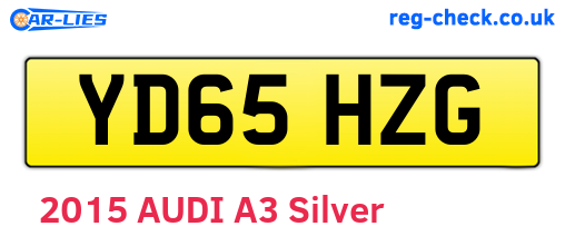 YD65HZG are the vehicle registration plates.