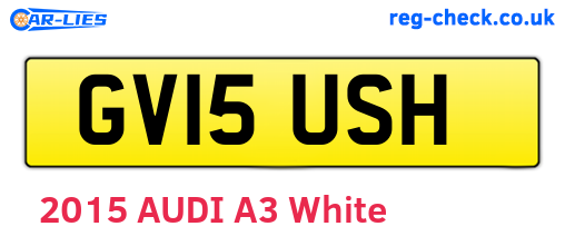 GV15USH are the vehicle registration plates.