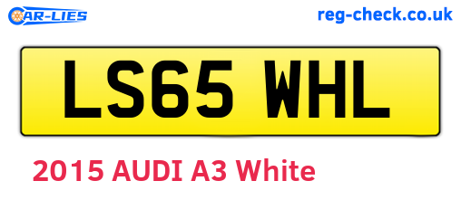 LS65WHL are the vehicle registration plates.