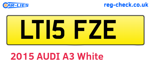 LT15FZE are the vehicle registration plates.