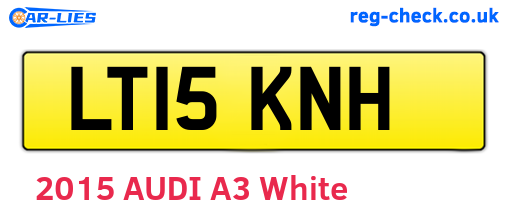 LT15KNH are the vehicle registration plates.