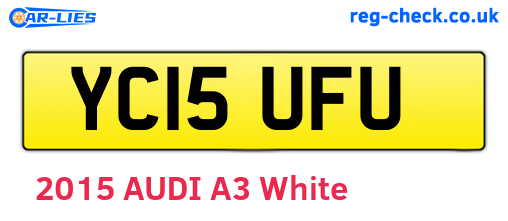 YC15UFU are the vehicle registration plates.