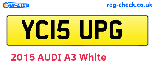 YC15UPG are the vehicle registration plates.
