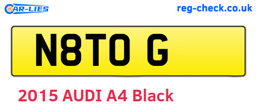 N8TOG are the vehicle registration plates.