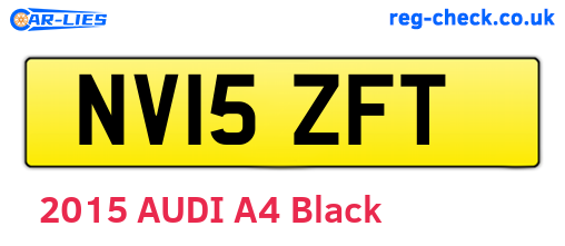 NV15ZFT are the vehicle registration plates.