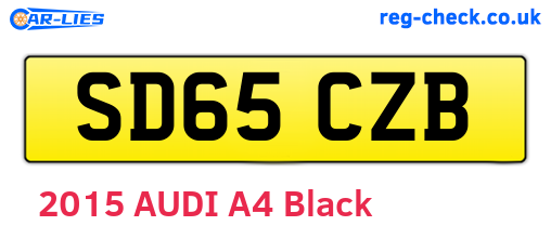 SD65CZB are the vehicle registration plates.
