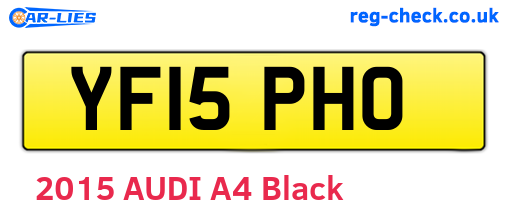 YF15PHO are the vehicle registration plates.