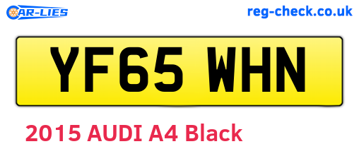 YF65WHN are the vehicle registration plates.