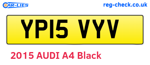 YP15VYV are the vehicle registration plates.