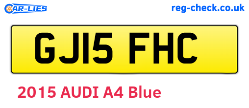 GJ15FHC are the vehicle registration plates.