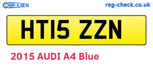 HT15ZZN are the vehicle registration plates.