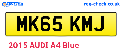 MK65KMJ are the vehicle registration plates.