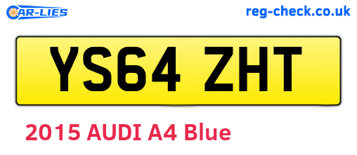 YS64ZHT are the vehicle registration plates.