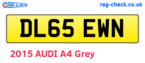 DL65EWN are the vehicle registration plates.