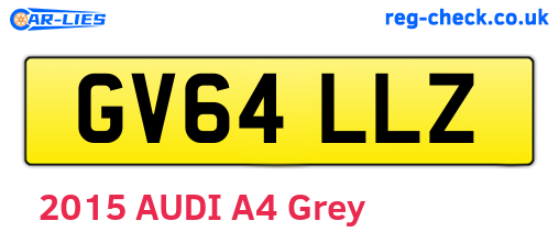 GV64LLZ are the vehicle registration plates.