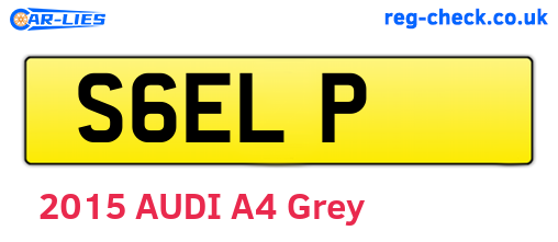 S6ELP are the vehicle registration plates.