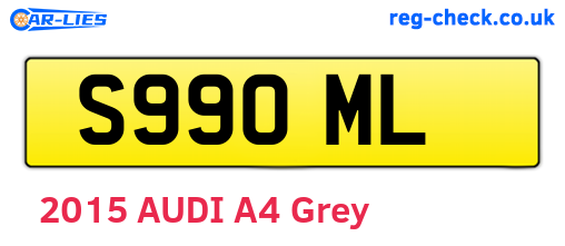 S99OML are the vehicle registration plates.