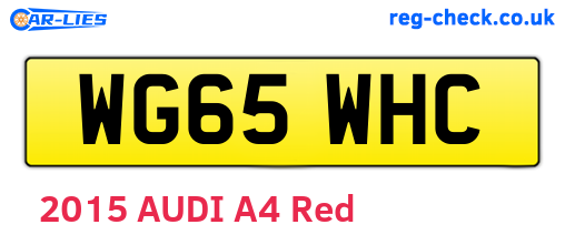 WG65WHC are the vehicle registration plates.
