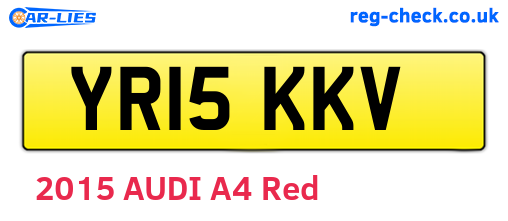 YR15KKV are the vehicle registration plates.