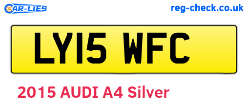 LY15WFC are the vehicle registration plates.