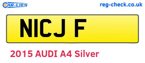 N1CJF are the vehicle registration plates.