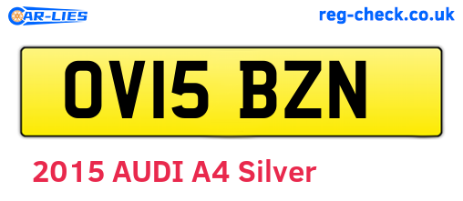 OV15BZN are the vehicle registration plates.