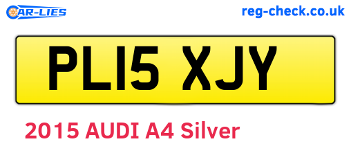 PL15XJY are the vehicle registration plates.