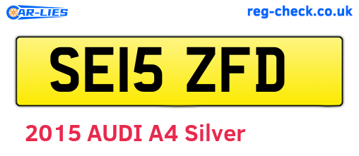 SE15ZFD are the vehicle registration plates.
