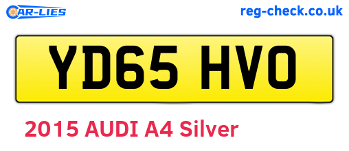 YD65HVO are the vehicle registration plates.