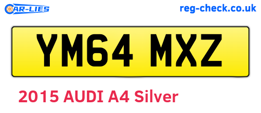 YM64MXZ are the vehicle registration plates.