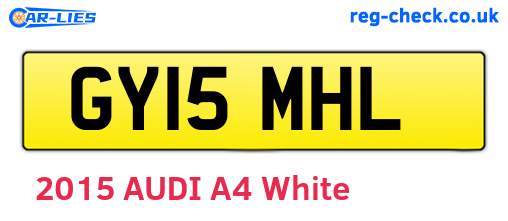 GY15MHL are the vehicle registration plates.