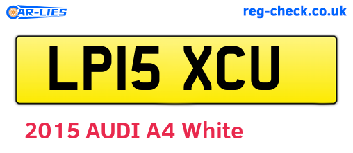 LP15XCU are the vehicle registration plates.
