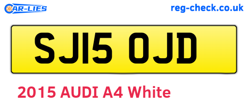 SJ15OJD are the vehicle registration plates.