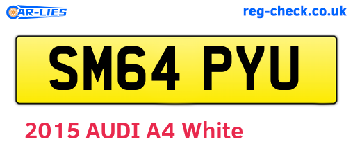 SM64PYU are the vehicle registration plates.