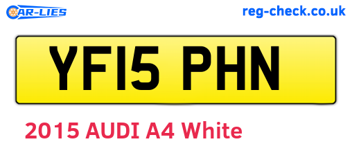 YF15PHN are the vehicle registration plates.