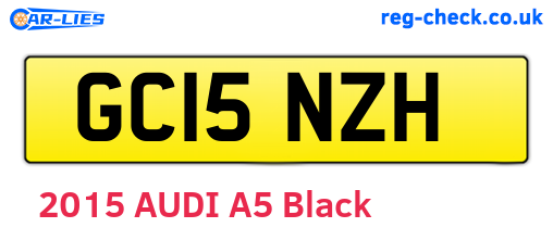 GC15NZH are the vehicle registration plates.