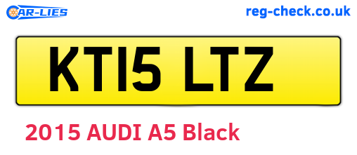 KT15LTZ are the vehicle registration plates.
