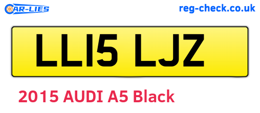 LL15LJZ are the vehicle registration plates.