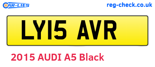 LY15AVR are the vehicle registration plates.