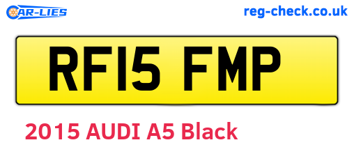 RF15FMP are the vehicle registration plates.