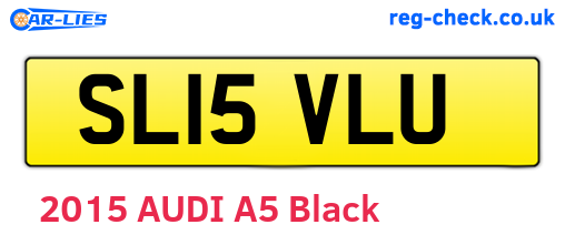 SL15VLU are the vehicle registration plates.